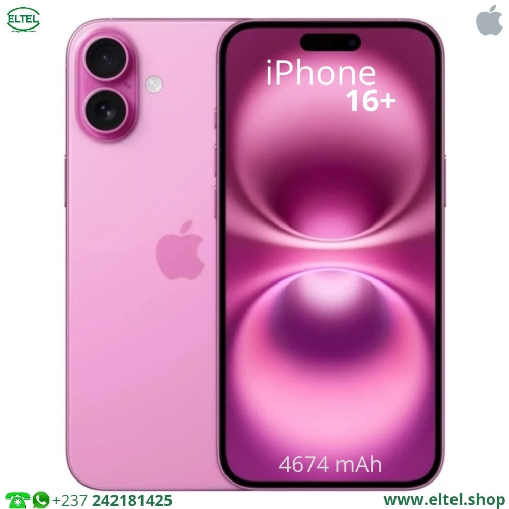 iPHONE 16 Plus - 128GB/8GB - 48MP+12MP/12MP - 4674mAh - garantie 24 mois (neuf)