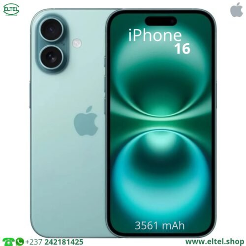 iPHONE 16 - 128GB/8GB - 48MP+12MP/12MP - 3561mAh - garantie 24 mois (neuf)
