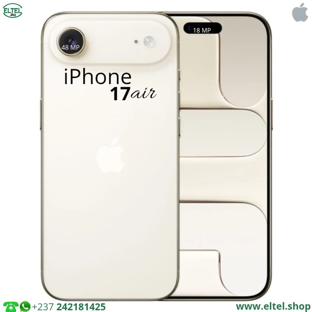 iPHONE 17 air - 256GB/12GB - 48MP/18MP - 3149mAh - garantie 24 mois (neuf)