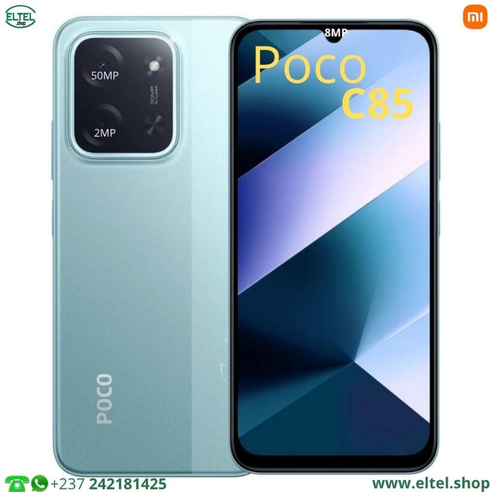Poco C85 - 256GB/8GB - 2sim - 50MP+2MP/8MP - 6000mAh - garantie 12 mois (neuf)