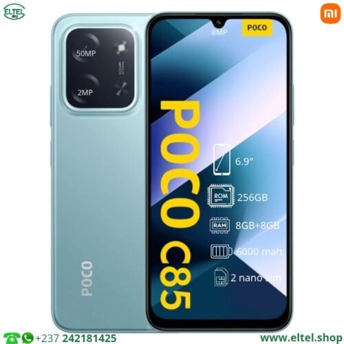 Poco C85 - 256GB/8GB - 2sim - 50MP+2MP/8MP - 6000mAh - garantie 12 mois (neuf)