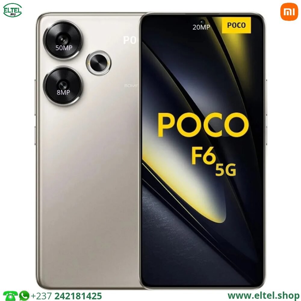 Poco F6 5G - 512GB/12GB - 2sim - 50MP+2MP/8MP - 5000mAh - garantie 12 mois (neuf)