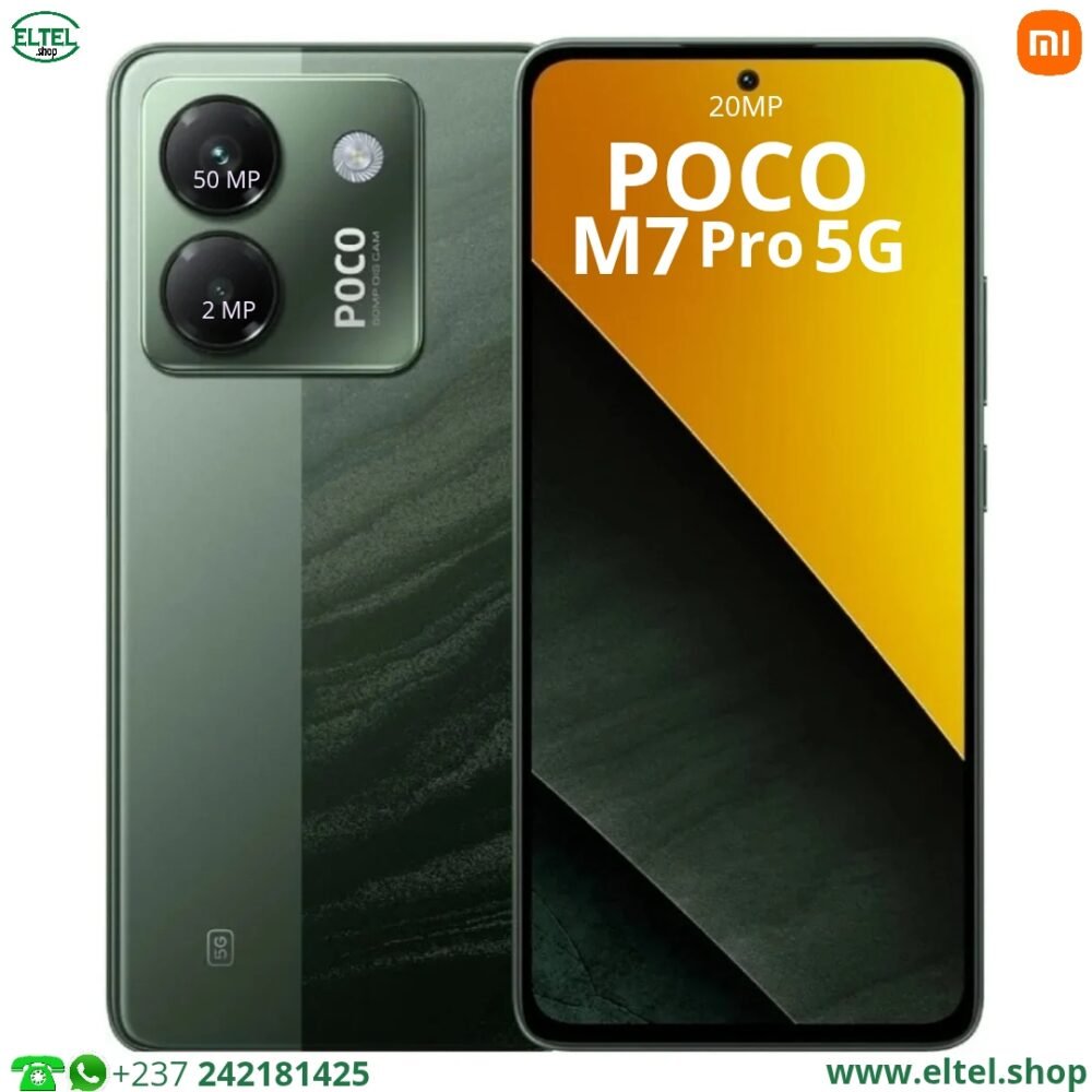 Poco M7 Pro 5G - 256GB/8GB - 2sim - 50MP+2MP/8MP - 5110mAh - garantie 12 mois (neuf)