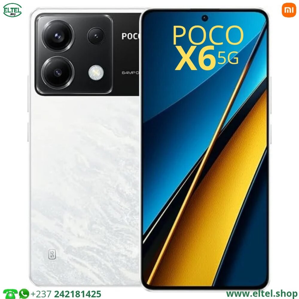 Poco X6 5G - 256GB/12GB - 64MP+8MP+2MP/16MP - 5100mAh - garantie 12 mois (neuf)
