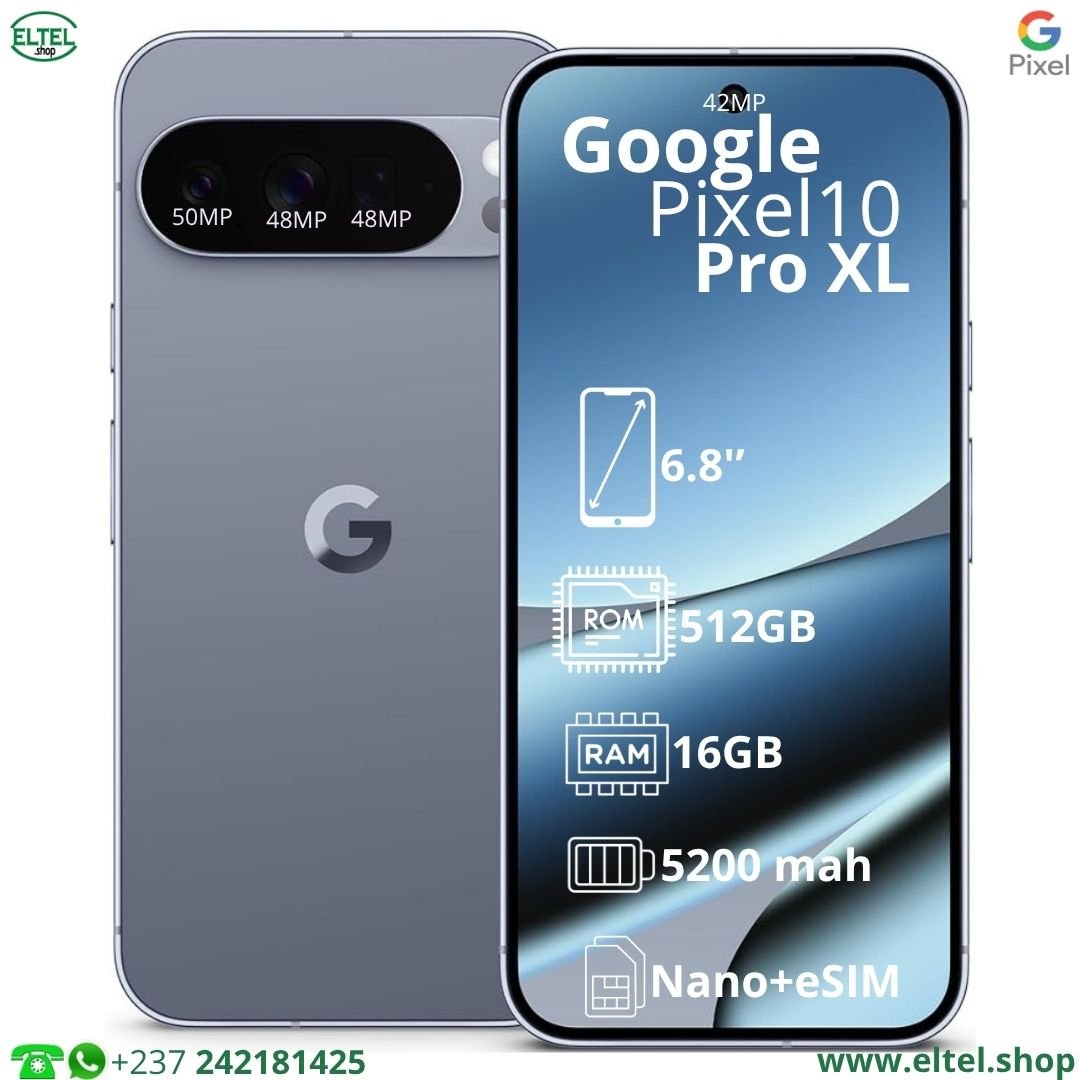 Pxl 10 pr xl vlt 512.16 Pixel 10 Pro XL 5G - 512GB/16GB - 50MP+48MP+48MP/42MP - 5200mAh - garantie 12 mois (neuf)
