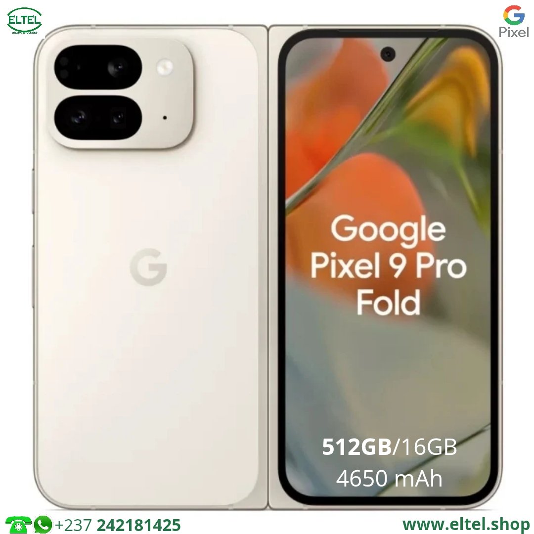 Pixel 9 Pro Fold 5G - 512GB/16GB - 48MP+10.8MP+10.5MP/10MP - 4650mAh - garantie 12 mois (neuf)