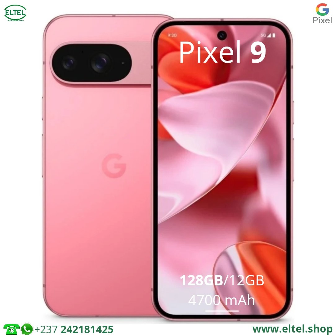 Pixel 9 5G - 128GB/12GB - 50MP+48MP/10,5MP - 4700mAh - garantie 12 mois (neuf)