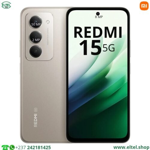 Redmi 15 5G - 256GB/8GB - 2sim - 50MP+2MP/8MP - 7000mAh - garantie 12 mois (neuf)