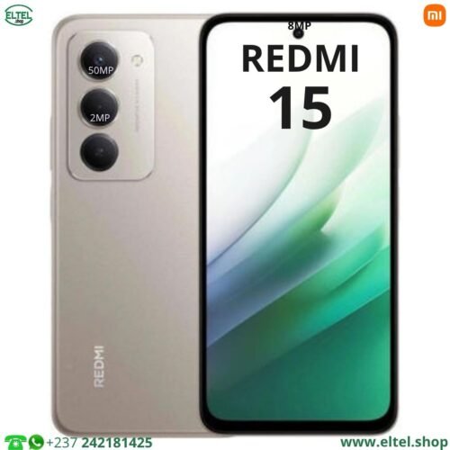 Red 15 or Redmi 15 - 256GB/8GB - 2sim - 50MP+2MP/8MP - 7000mAh - garantie 12 mois (neuf)