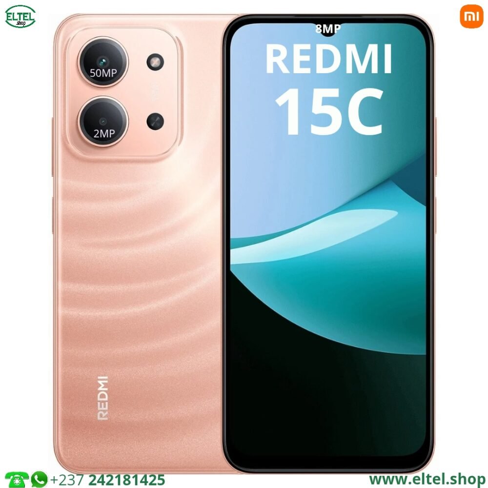 Redmi 15C - 128GB/4GB - 2sim - 50MP+2MP/8MP - 6000mAh - garantie 12 mois (neuf)