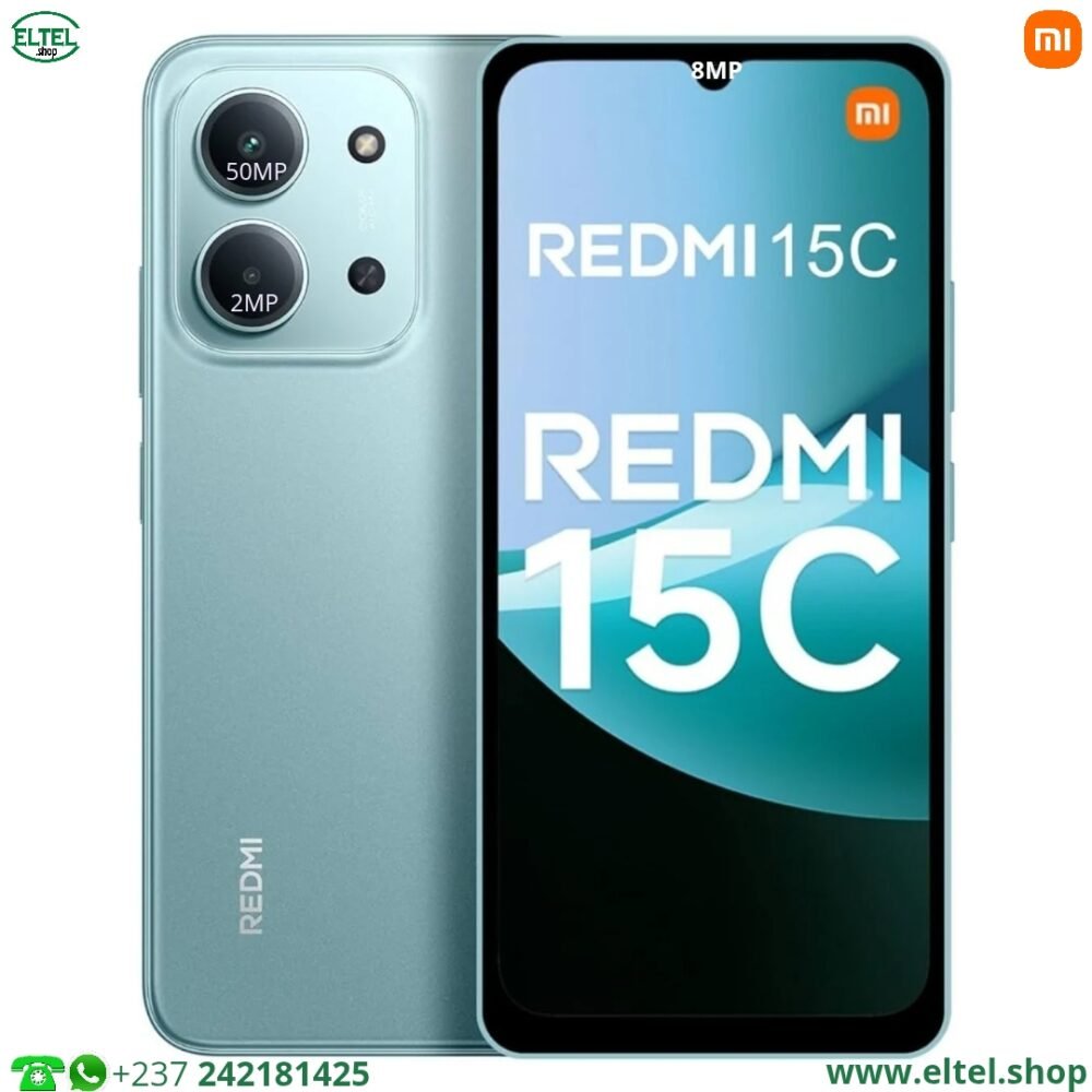 Redmi 15C - 128GB/4GB - 2sim - 50MP+2MP/8MP - 6000mAh - garantie 12 mois (neuf)