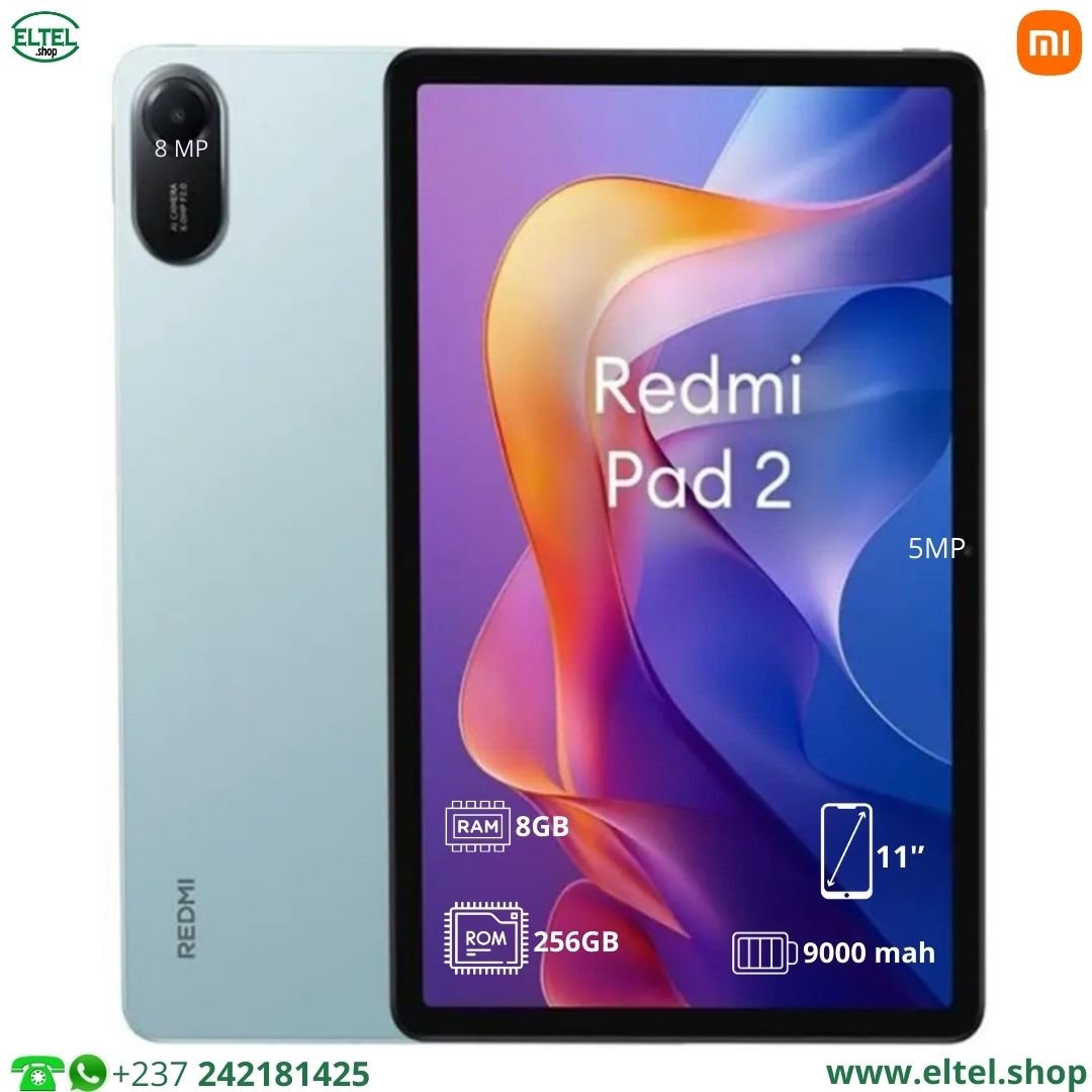 Redmi Pad 2 wifi - 11.0 pouces - 256GB/8GB - 9000mAh - garantie 12 mois (neuf)