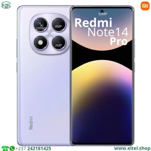 Redmi Note 14 Pro 4G Global - 256GB/8GB - 2sim - 200MP+8MP+2MP/32MP - 5500mAh - Garantie 12 mois (neuf)