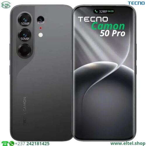 Tecno Camon 50 Pro - 256GB/8GB - 50MP+50MP+8MP/32MP - 6150mAh - garantie 12 mois (neuf)