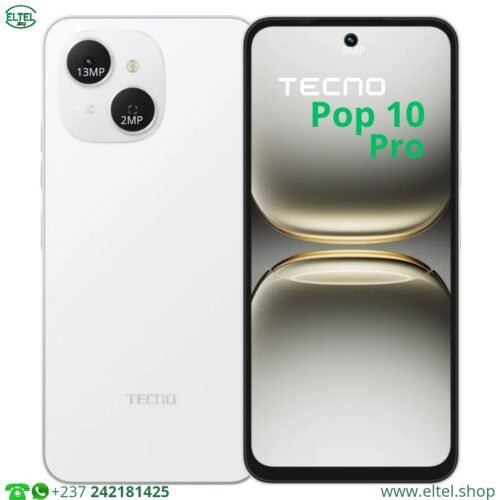 Tecno Pop 10 Pro - 128GB/4GB - 13MP+2MP/8MP - 6000mAh - garantie 13 mois (neuf)