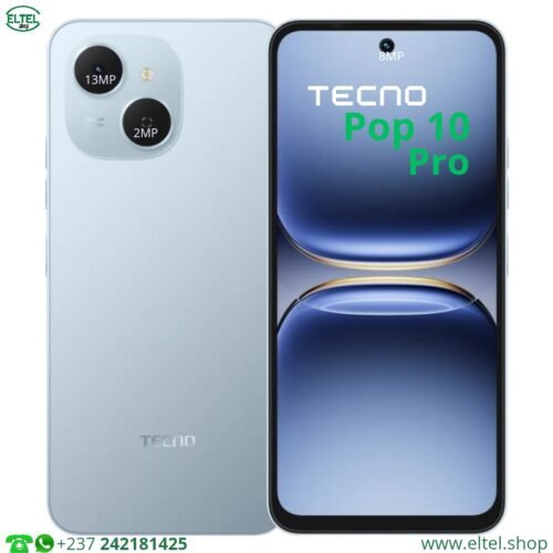 Tecno Pop 10 Pro - 128GB/4GB - 13MP+2MP/8MP - 6000mAh - garantie 13 mois (neuf)