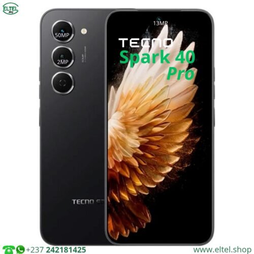 Tecno Spark 40 Pro - 256GB/8GB - 50MP+2MP/8MP - 5200mAh - garantie 13 mois (neuf)