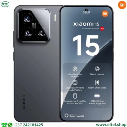 Xiaomi 15 - 256GB/12GB - 50MP+50MP+50MP/32MP - 5240mAh - garantie 12 mois (neuf)