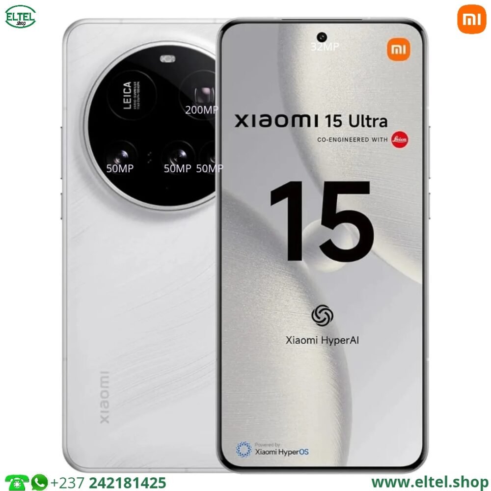 Xiaomi 15 Ultra - 512GB/16GB - 200MP+50MP+50MP+50MP/32MP - 5410mAh - garantie 12 mois (neuf)