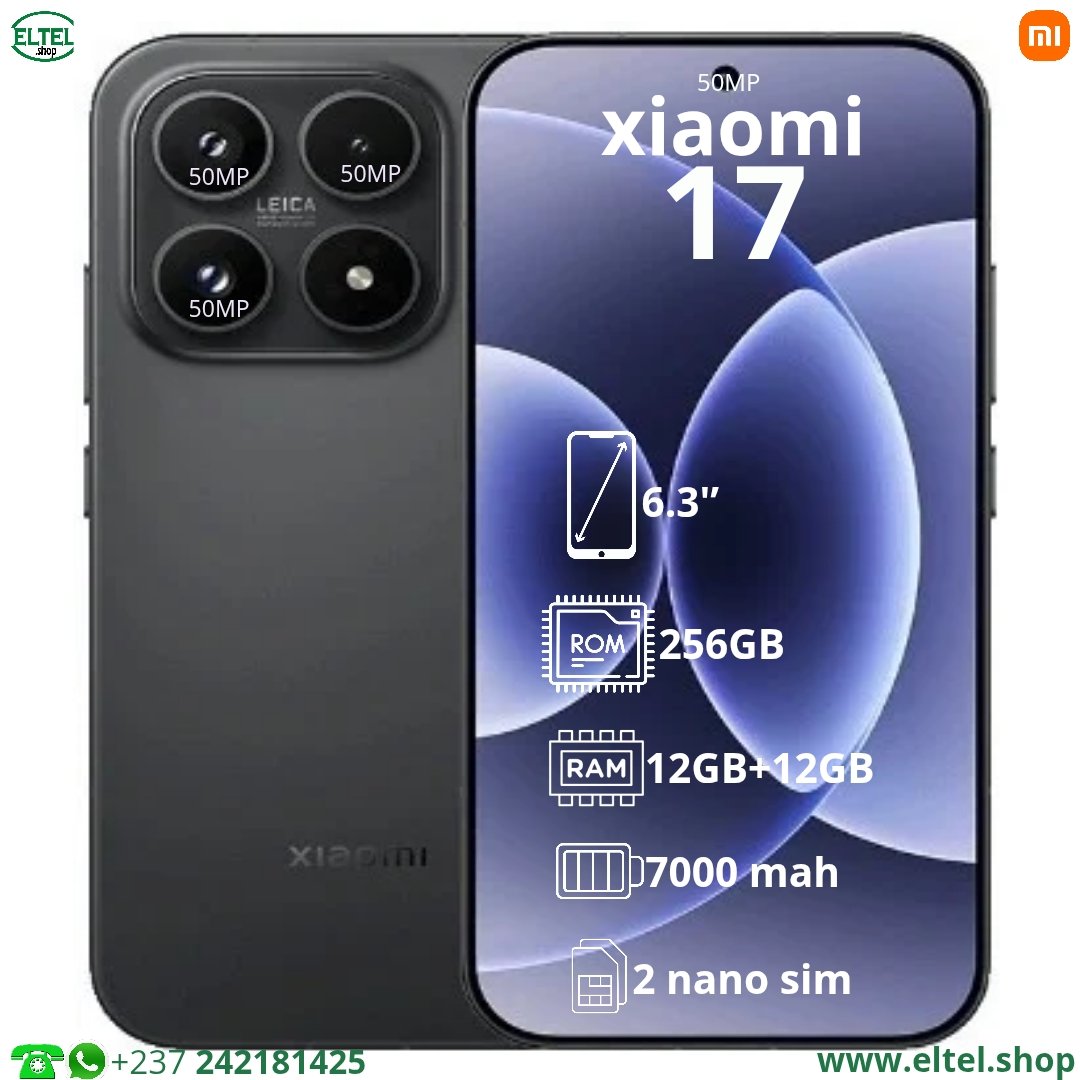 Xiaomi 17 version chinoise - 256GB/12GB - 50MP+50MP+50MP/50MP - 7000mAh - garantie 12 mois (neuf)