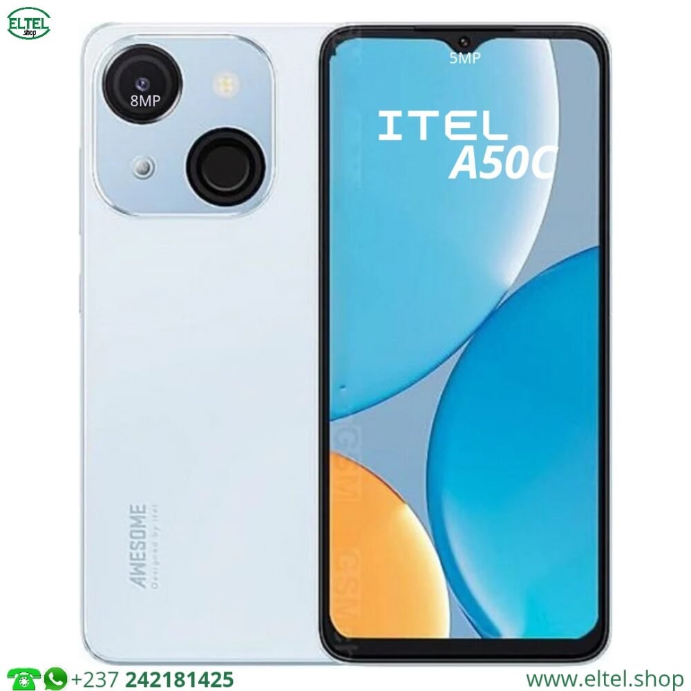 iTEL A50C - 64GB/2GB - 8MP/5MP - 4000mAh - garantie 12 mois (neuf)