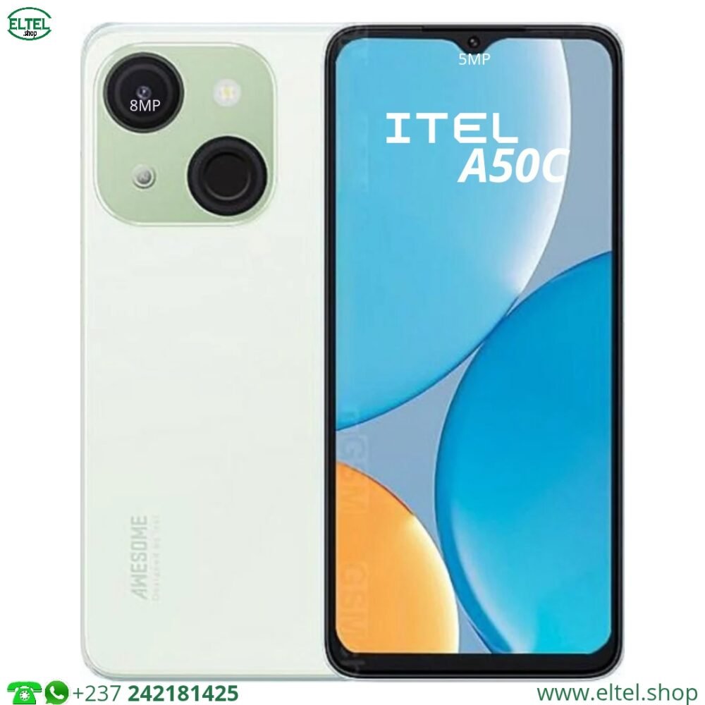 iTEL A50C - 64GB/2GB - 8MP/5MP - 4000mAh - garantie 12 mois (neuf)
