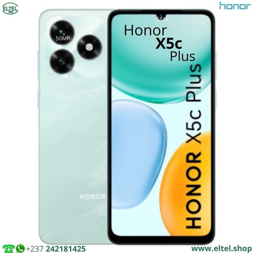 Honor X5c Plus - 64GB/4GB - 50MP/5MP - 5260mAh - garantie 12 mois (neuf)