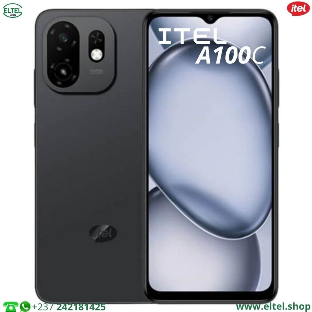 iTEL A100C - 128GB/4GB - 6.6" - 8MP/5MP - 5000mAh - garantie 12 mois (neuf)