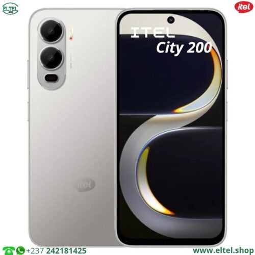 iTEL City 200 - 128GB/4GB - 6.78" - 50MP/8MP - Dual SIM - 5200mAh - garantie 12 mois (neuf)