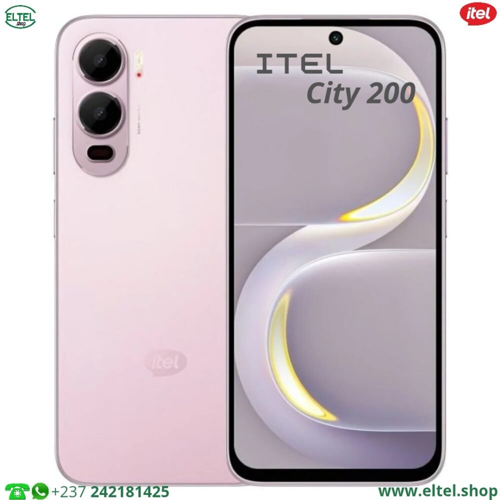 iTEL City 200 - 128GB/4GB - 6.78" - 50MP/8MP - Dual SIM - 5200mAh - garantie 12 mois (neuf)