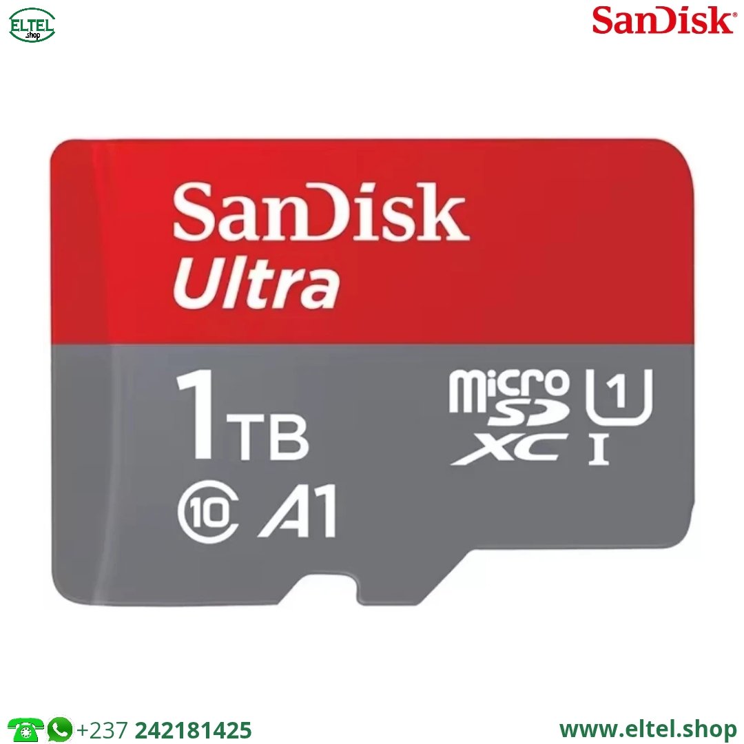 Carte MicroSDXC Sandisk Ultra - 1To - 150MB/s
