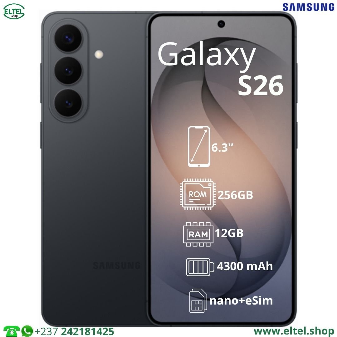 Galaxy S26 - 256GB/12GB- 50MP+10MP+12MP/12MP - 4300mAh - garantie 24 mois (neuf)