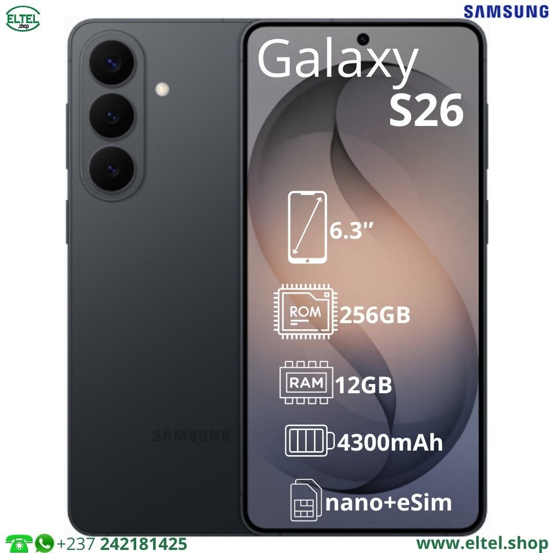 Galaxy S26 - 256GB/12GB- 50MP+10MP+12MP/12MP - 4300mAh - garantie 24 mois (neuf)