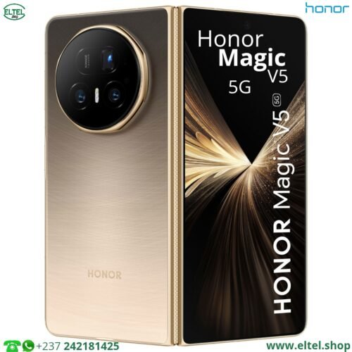 Honor Magic V5 5G - 256GB/12GB - 50MP+50MP+40MP/20MP - 5150mAh - garantie 12 mois (neuf)