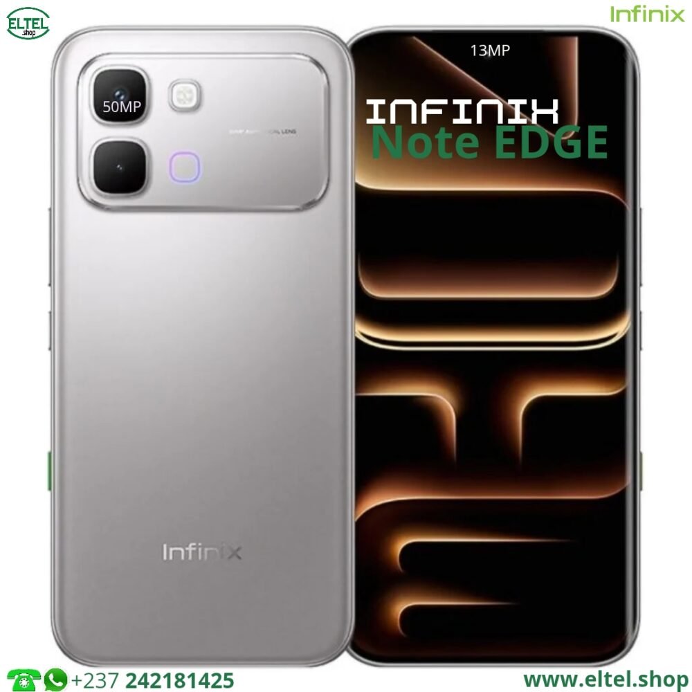 Ifx note EDGE or Infinix Note Edge - 256GB/8GB - 2sim - 50MP/13MP - 6500mah - garantie 12 mois (neuf)