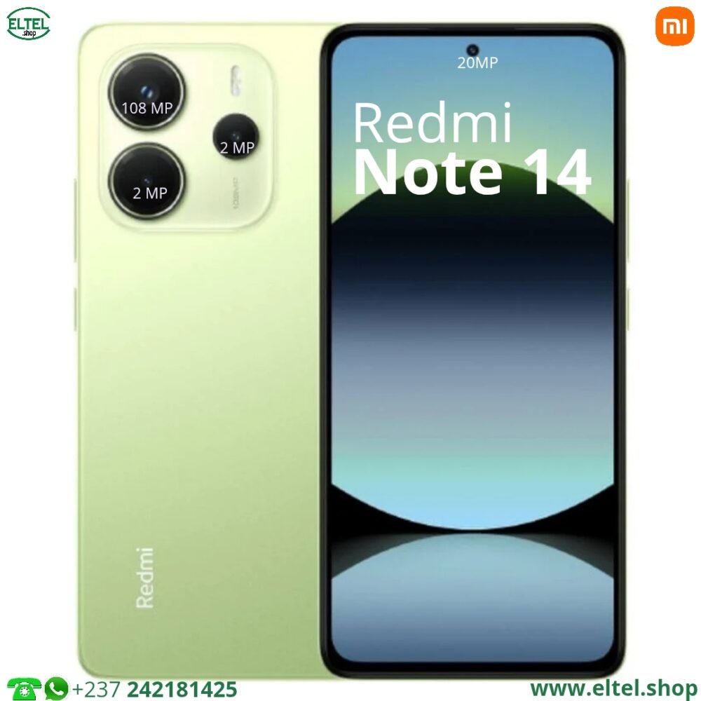 Red nt 14 4G vrt Redmi Note 14 4G Global - 128GB/6GB - 108MP+2MP+2MP/20MP - 5500mAh - Garantie 12 mois (neuf)