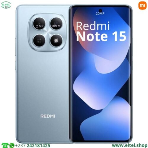 Redmi Note 15 4G Global - 256GB/8GB - 108MP+8MP/20MP - 6000mAh - Garantie 12 mois (neuf)