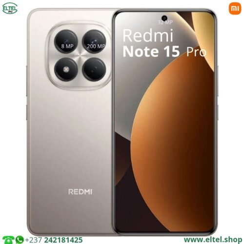 Redmi Note 15 Pro 4G Global - 256GB/8GB - 200MP+8MP/32MP - 6500mAh - Garantie 12 mois (neuf)