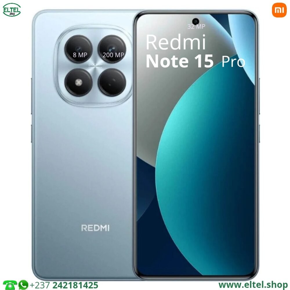 Redmi Note 15 Pro 4G Global - 256GB/8GB - 200MP+8MP/32MP - 6500mAh - Garantie 12 mois (neuf)