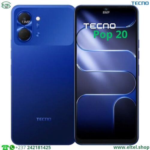 Tecno Pop 20 - 64GB/4GB - 13MP/8MP - 5000mAh - garantie 13 mois (neuf)
