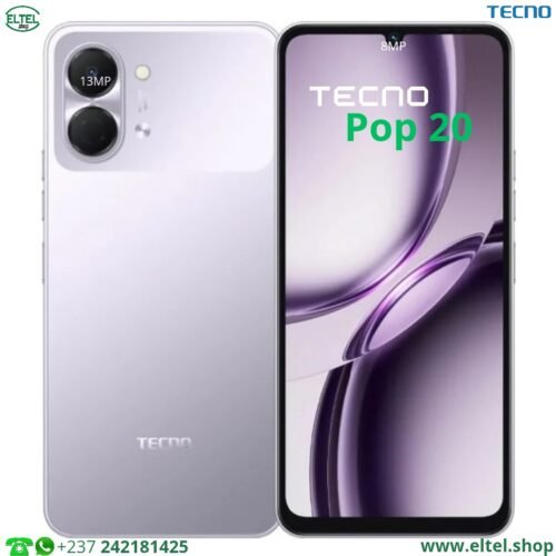Tecno Pop 20 - 64GB/4GB - 13MP/8MP - 5000mAh - garantie 13 mois (neuf)