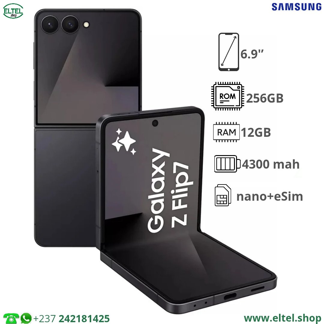 Galaxy Z Flip7 5G - 256GB/12GB - 50MP+12MP/10MP - 4300mAh - garantie 25 mois (neuf)