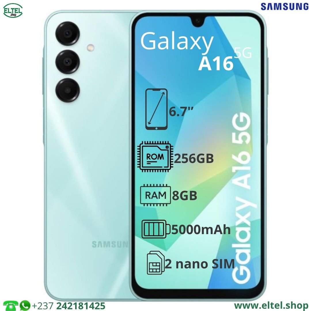Galaxy A16 5G - 256GB/8GB - 2sim - 50MP+5MP+2MP/13MP - 5000mAh - garantie 24 mois (neuf)