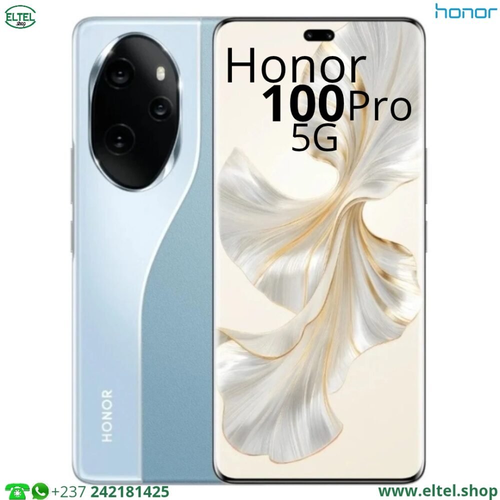 Honor 100 Pro 5G - 512GB/16GB - 50MP+32MP+12/50MP+2MP - 5000mAh - garantie 12 mois (neuf)