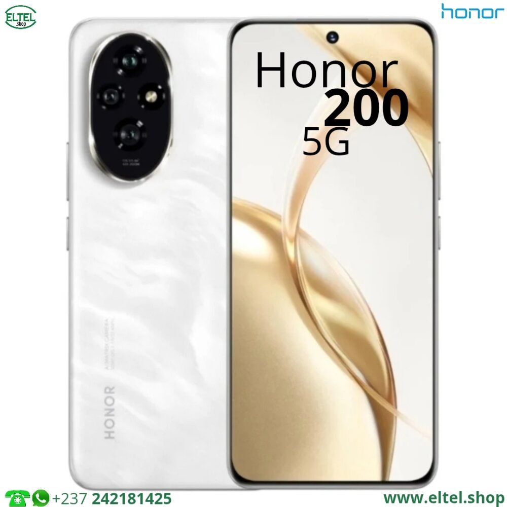 Honor 200 5G - 256GB/12GB - 50MP+50MP+12MP/50MP - 5200mAh - garantie 12 mois (neuf)