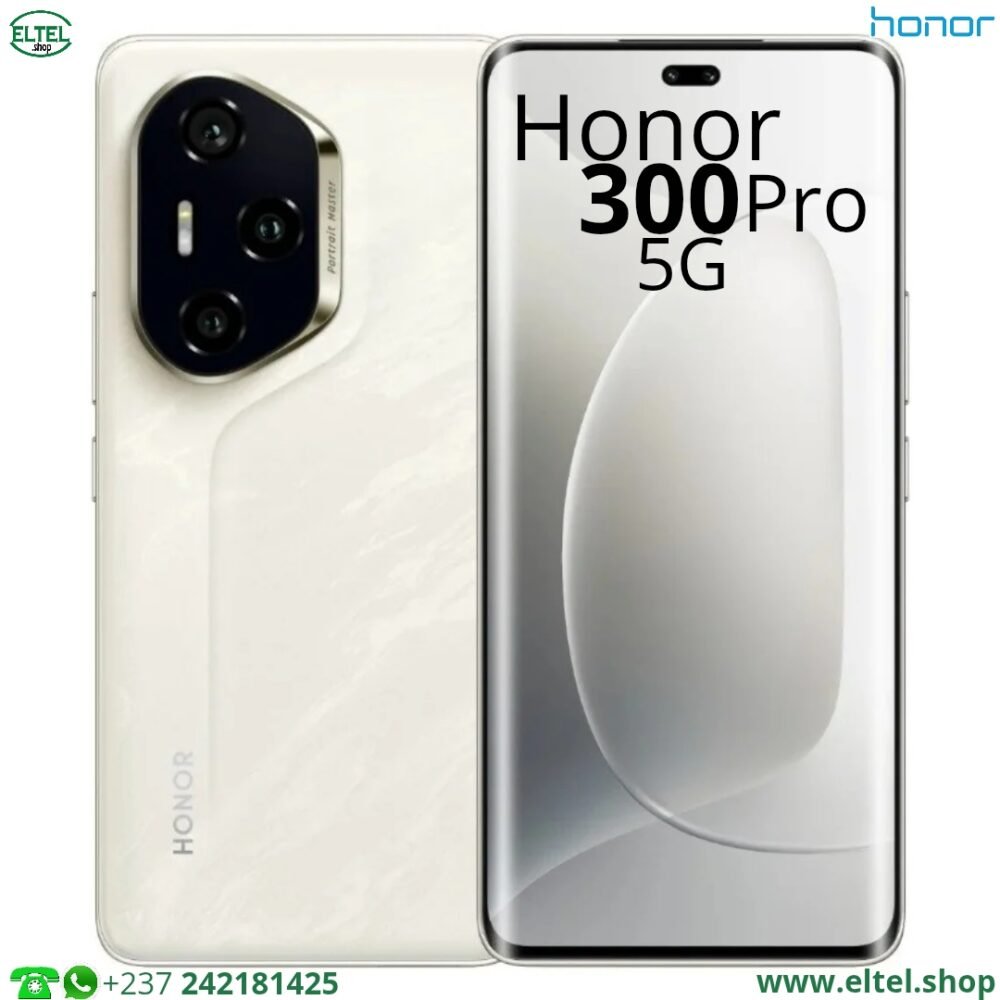 Honor 300 Pro 5G - 256GB/12GB - 50MP+50MP+12MP/50MP+2MP - 5300mAh - garantie 12 mois (neuf)