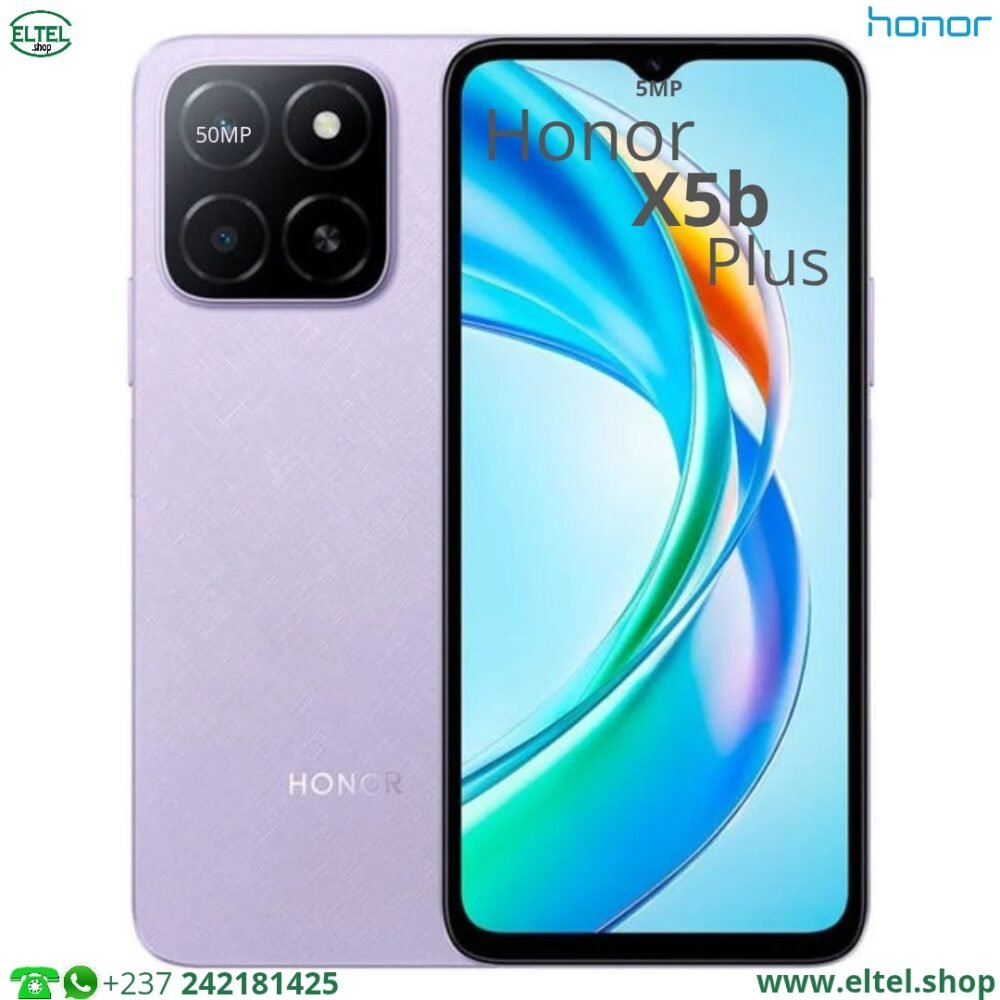 Honor X5b Plus - 128GB/4GB - 50MP/5MP - 5200mAh - garantie 12 mois (neuf)