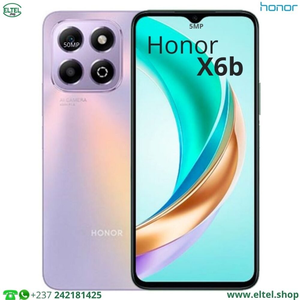 Honor X6b - 128GB/6GB - 50MP/5MP - 5200mAh - garantie 12 mois (neuf)