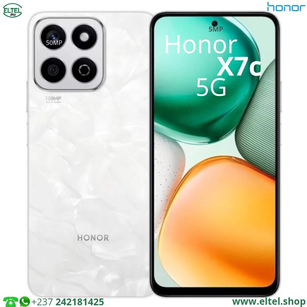 Honor X7c 5G - 256GB/4GB - 50MP/5MP - 5200mAh - garantie 12 mois (neuf)
