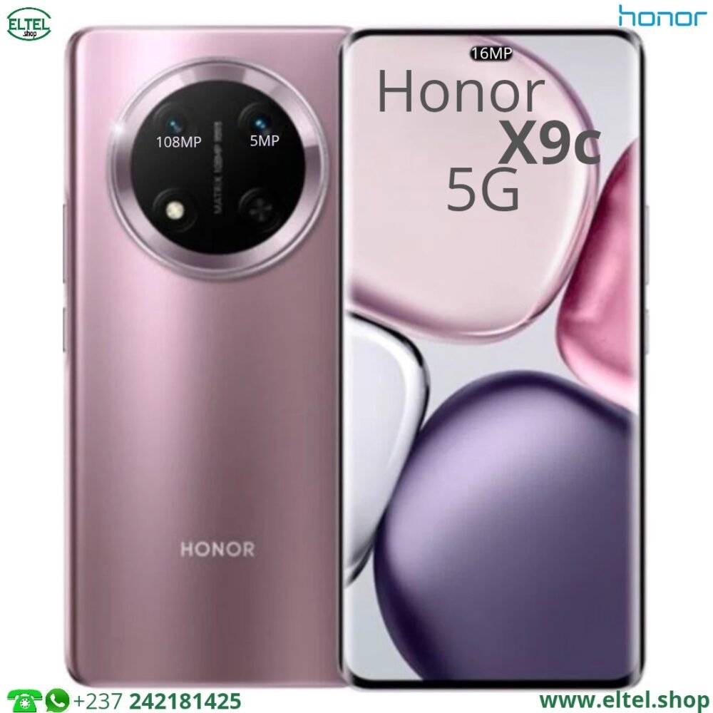 Honor X9c 5G - 256GB/8GB - 108MP+5MP/16MP - 6600mAh - garantie 12 mois (neuf)